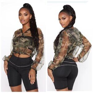 Camo Mesh Jacket XL Trailblazer Adventurecore Athleisure Lightweight Layer